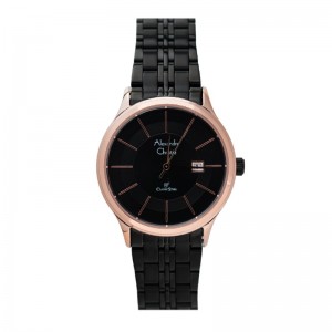 Alexandre Christie AC 8348 Rosegold Black Lady LDBBRBA